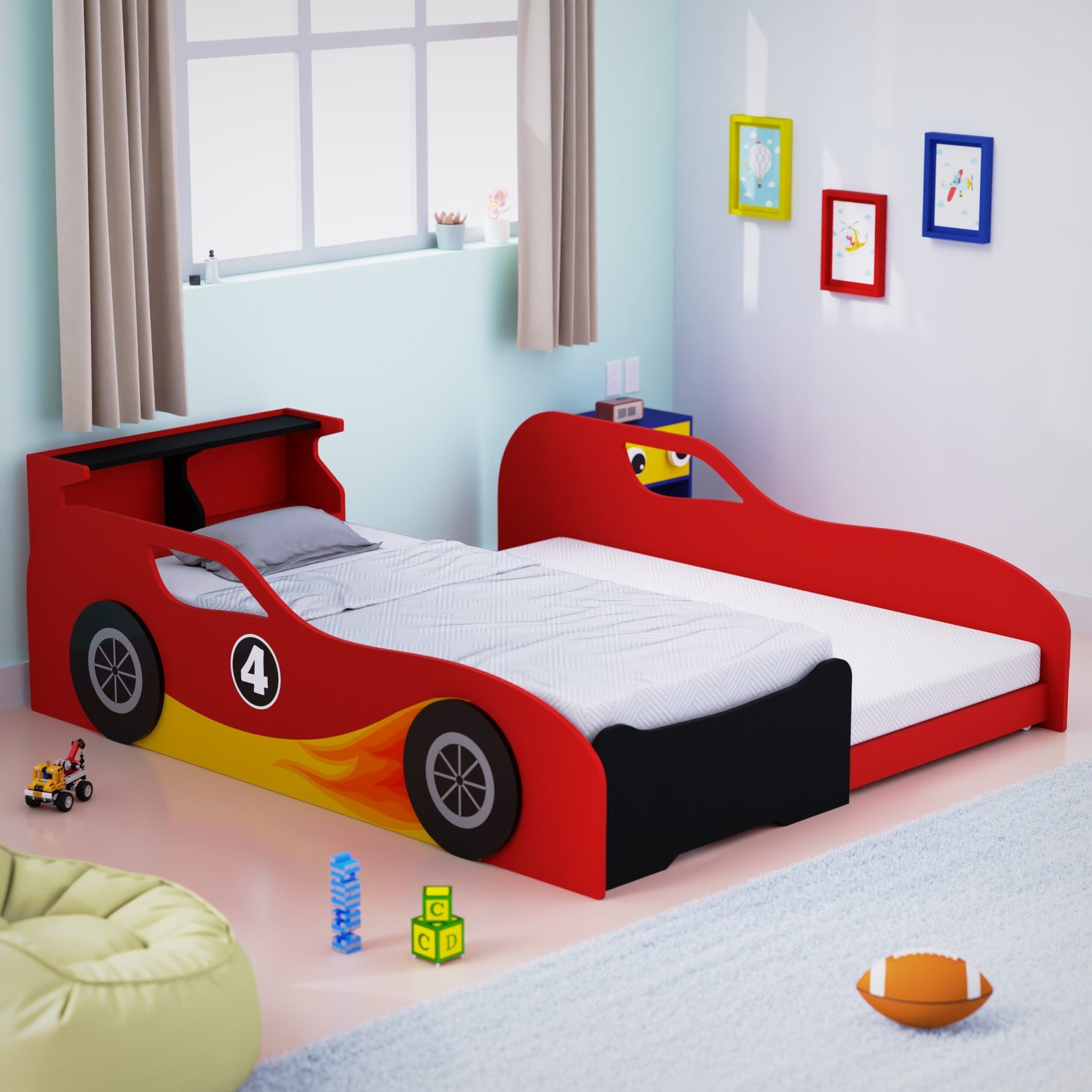 Fire Bird Trundle Bed