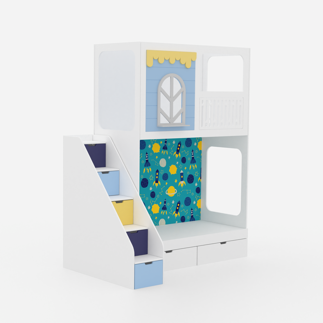 The Nook &amp; Nudge Bunk Bed