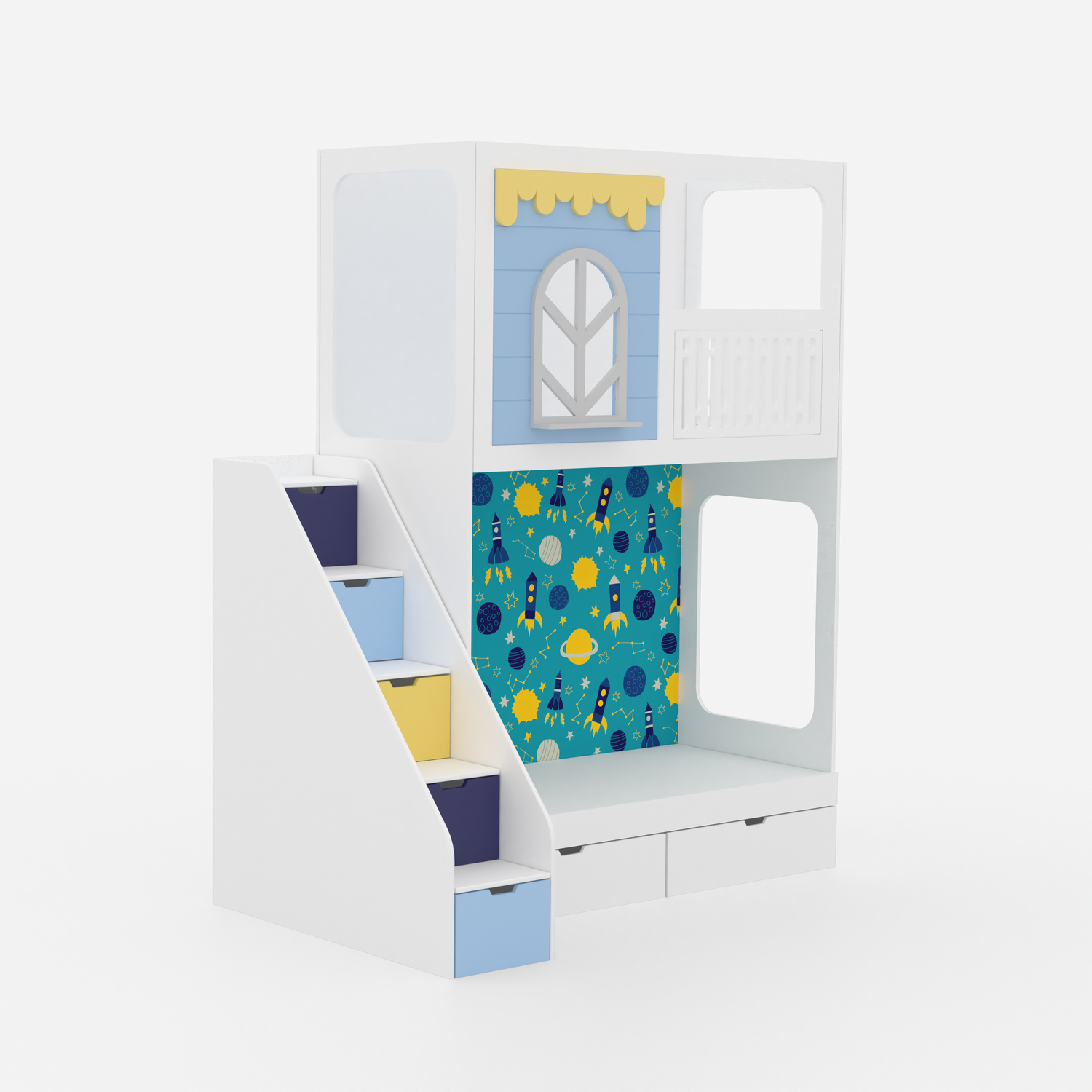 The Nook &amp; Nudge Bunk Bed