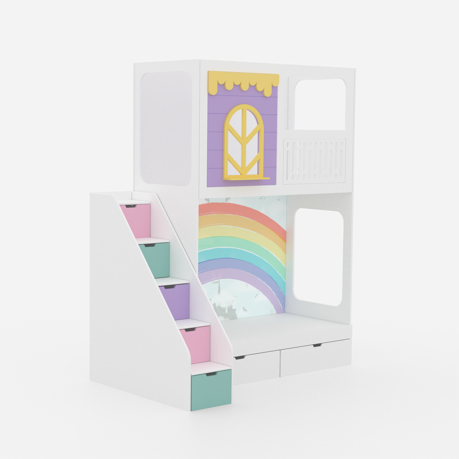 The Nook &amp; Nudge Bunk Bed