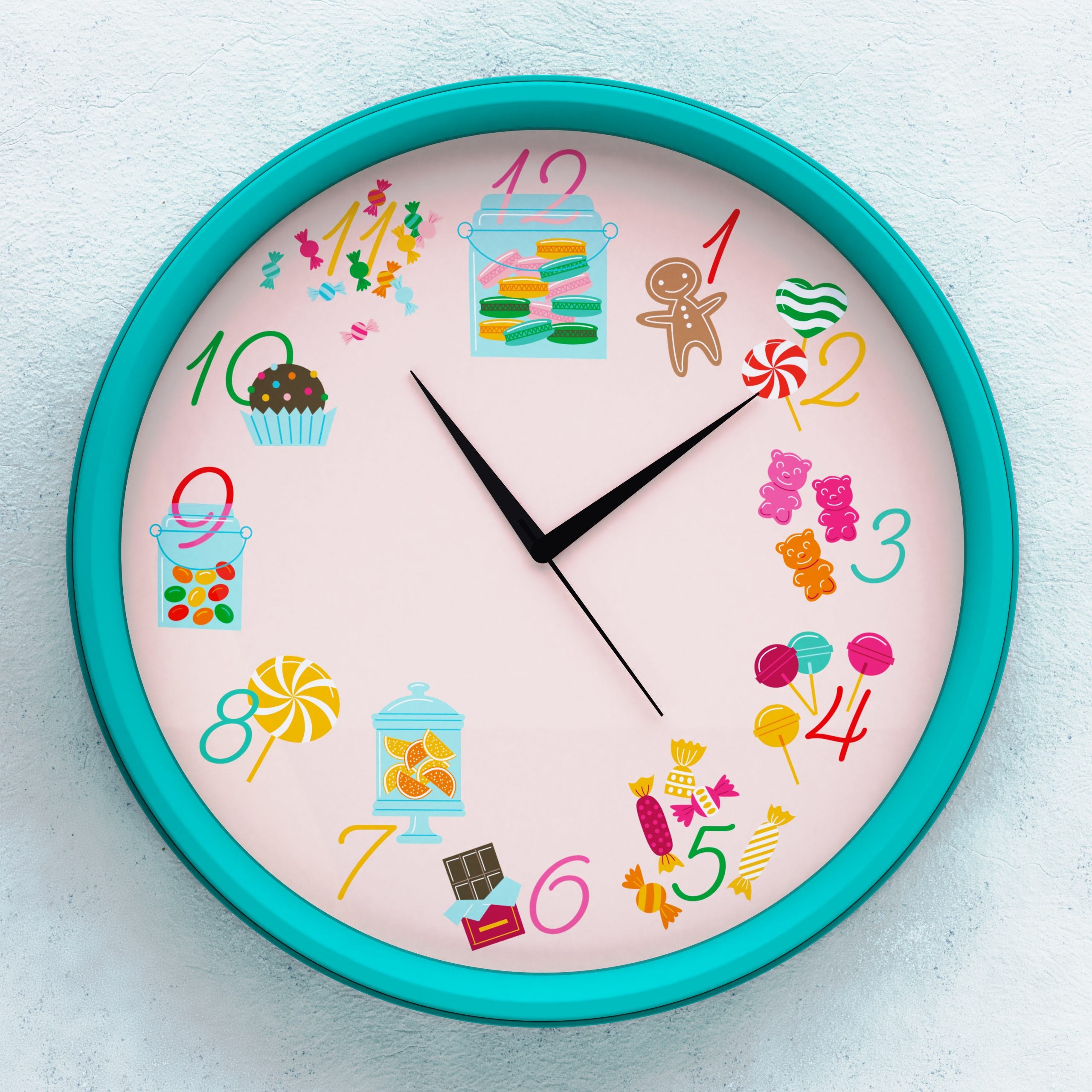 Candies Wall Clock