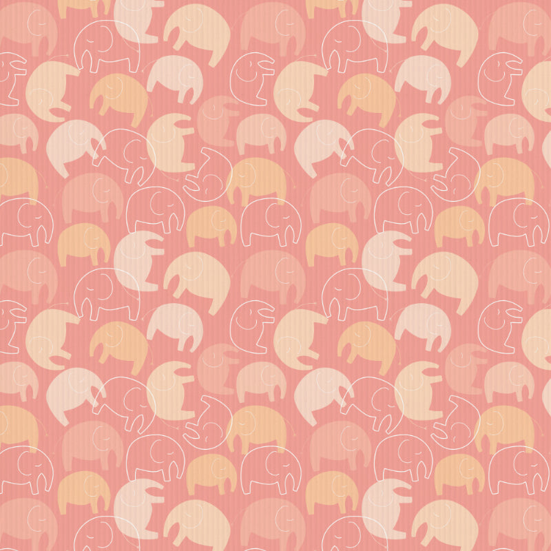 Coral Elephants Wallpaper