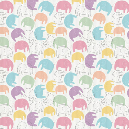 Rainbow Elephants Wallpaper