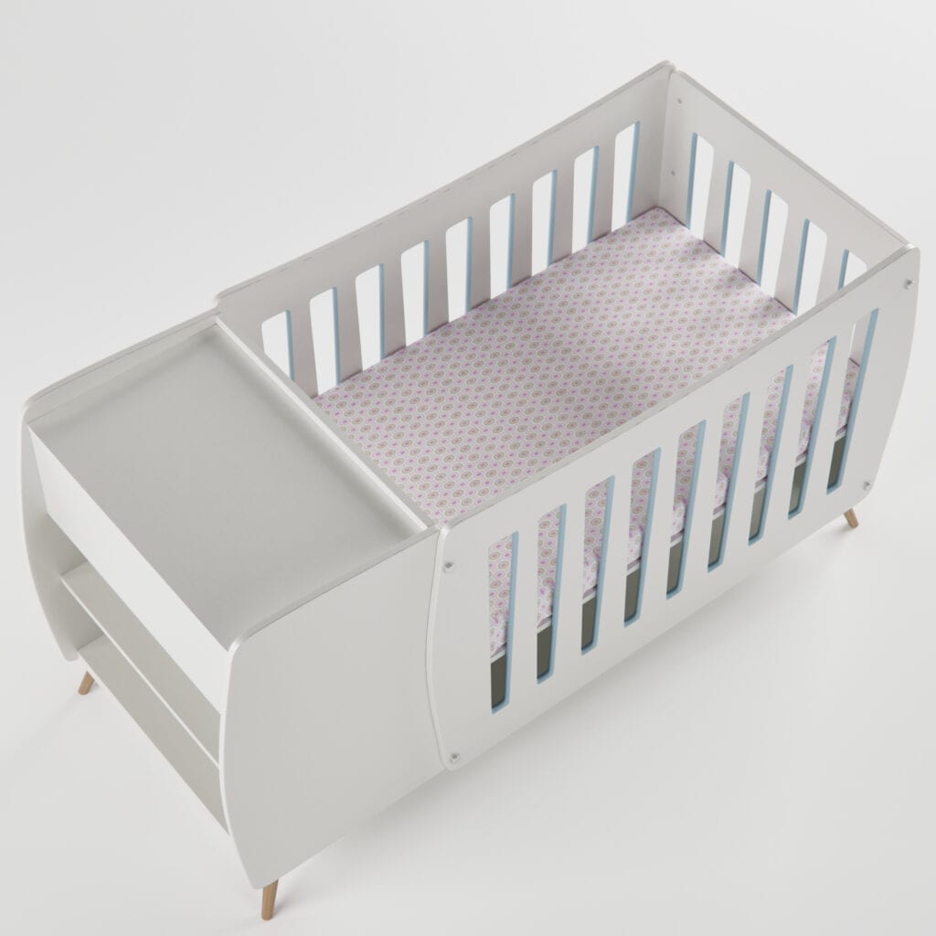 PeaPod Crib with/without Daybed Railing