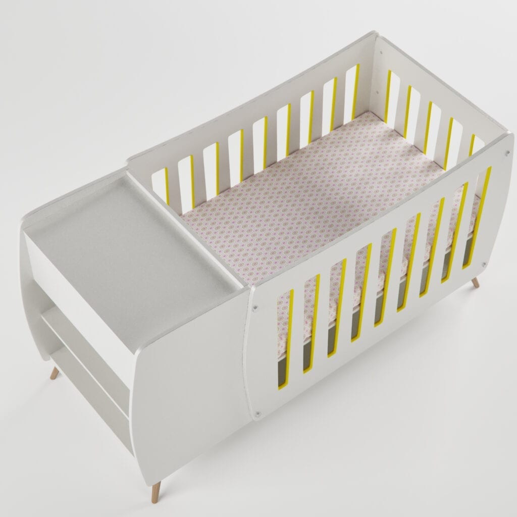 PeaPod Crib with/without Daybed Railing