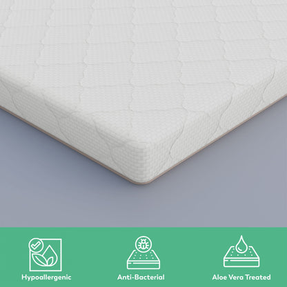 Boingg!  Double Size Natural Latex &amp; HR Foam Mattress - Anti-Bacteria, Aloe Vera Treated &amp; Hypoallergenic