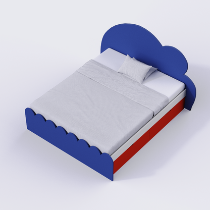 Cloud Tails Double Bed