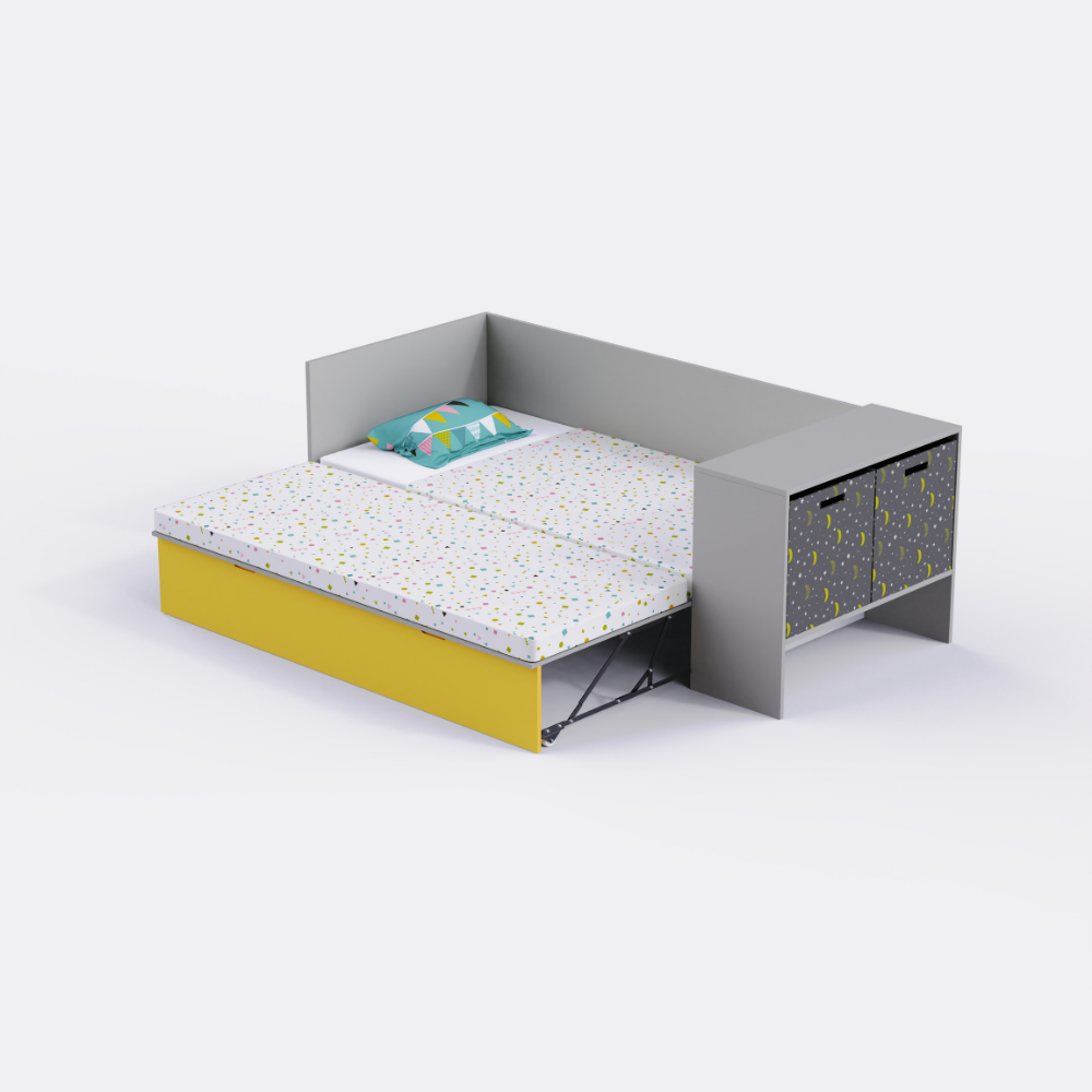 Corner Office Trundle Bed