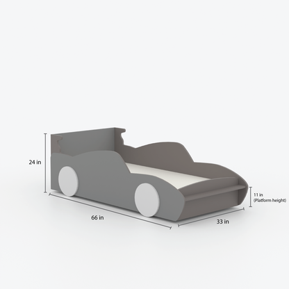 Lightning Bolt Racing Car Toddler Bed (DIY Installation)