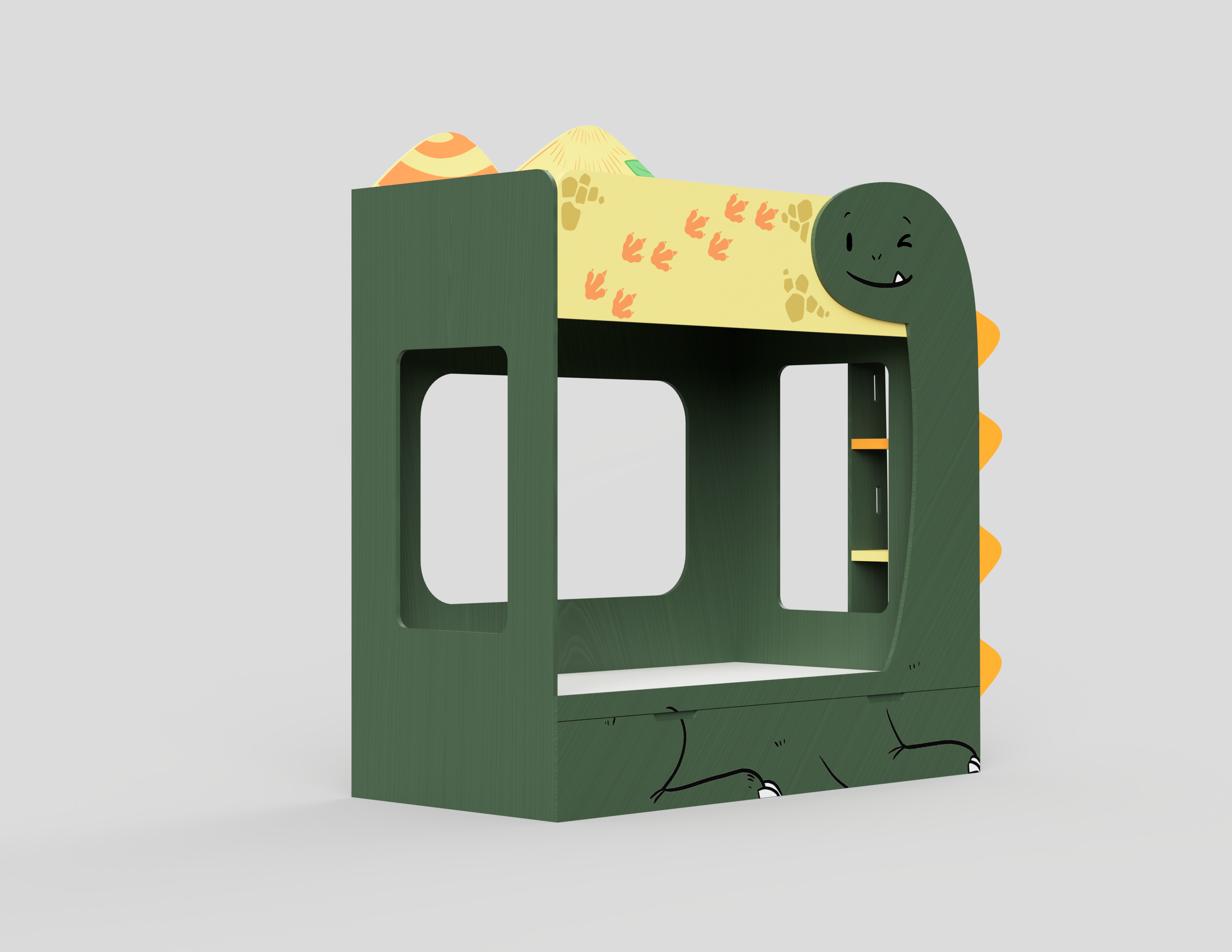 Dino Bunk Bed