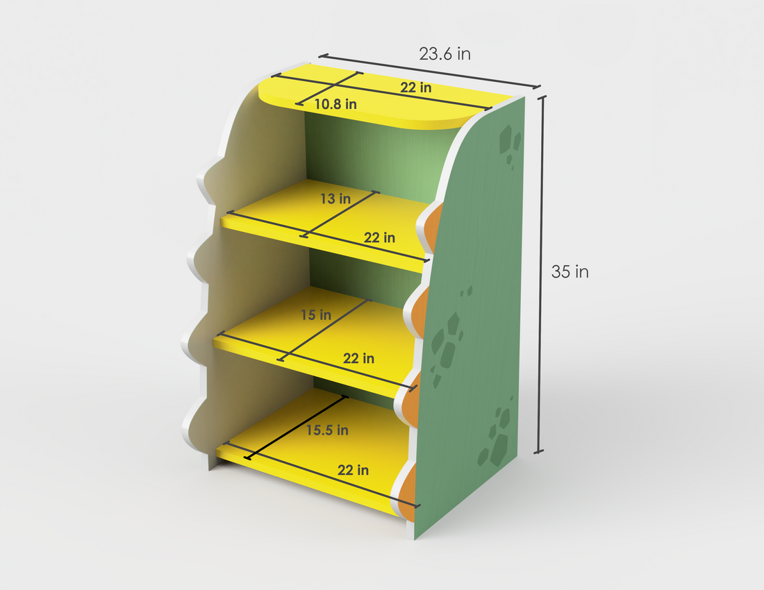 Dino Tails Shelf Storage