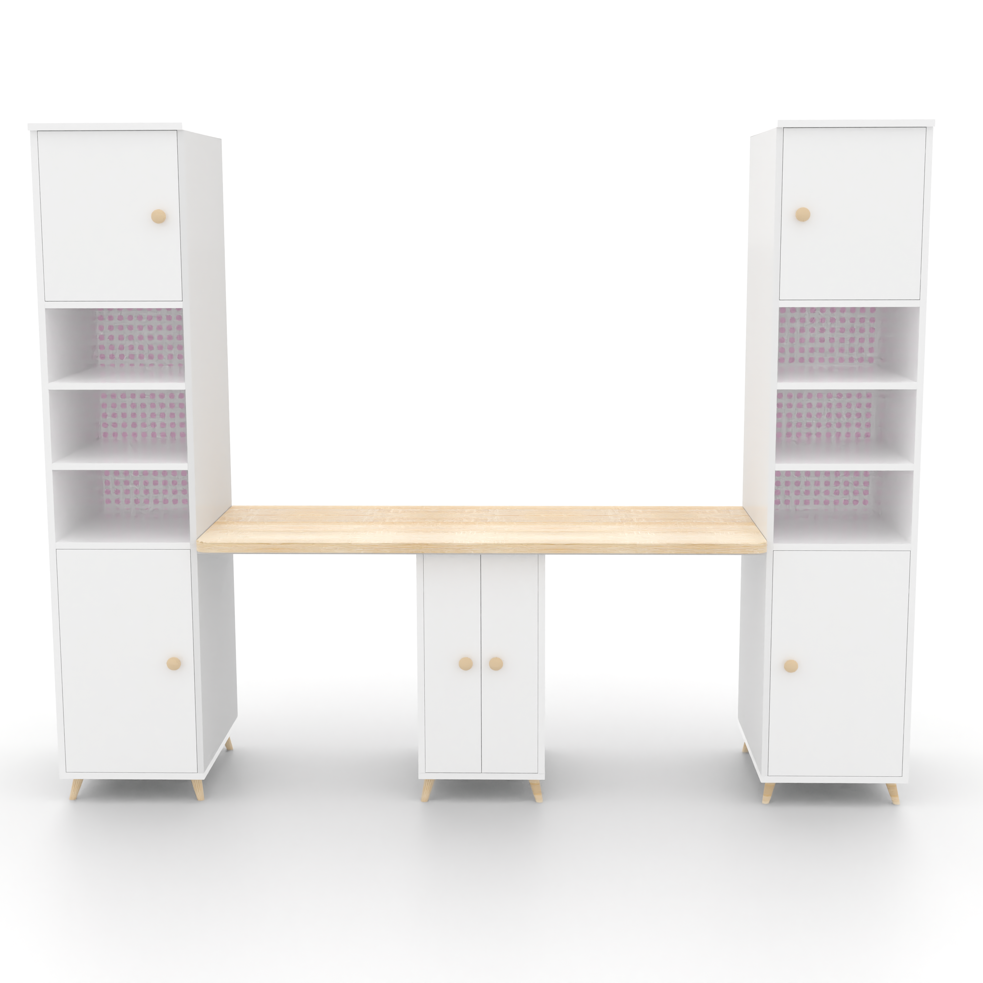 Dynamo 2 Seater Study Table