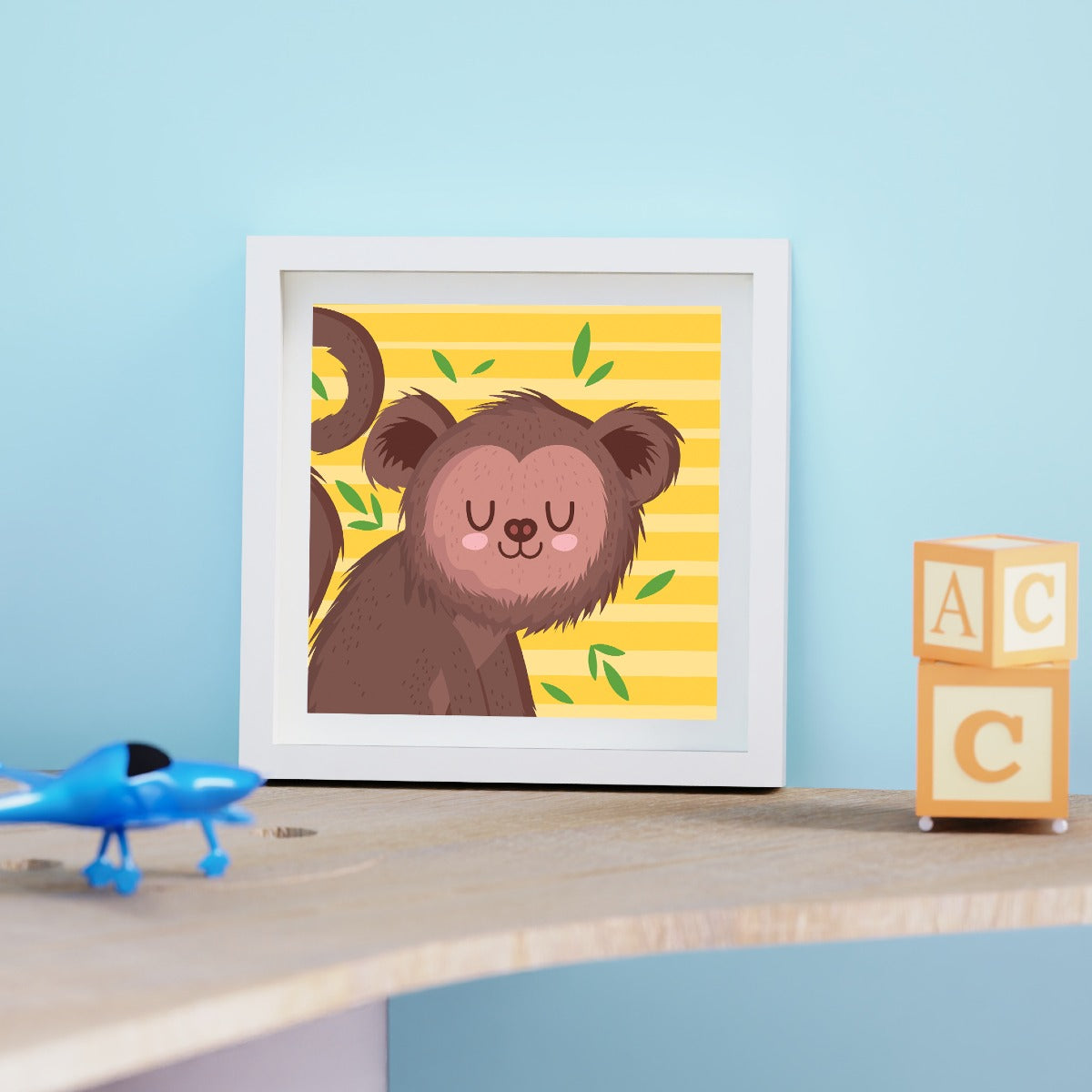 Monkey Wall Print