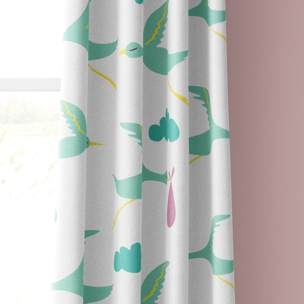 Stork Alert Curtains