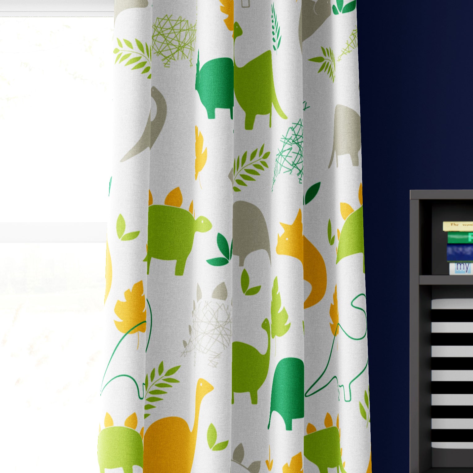 Dino Den Curtains