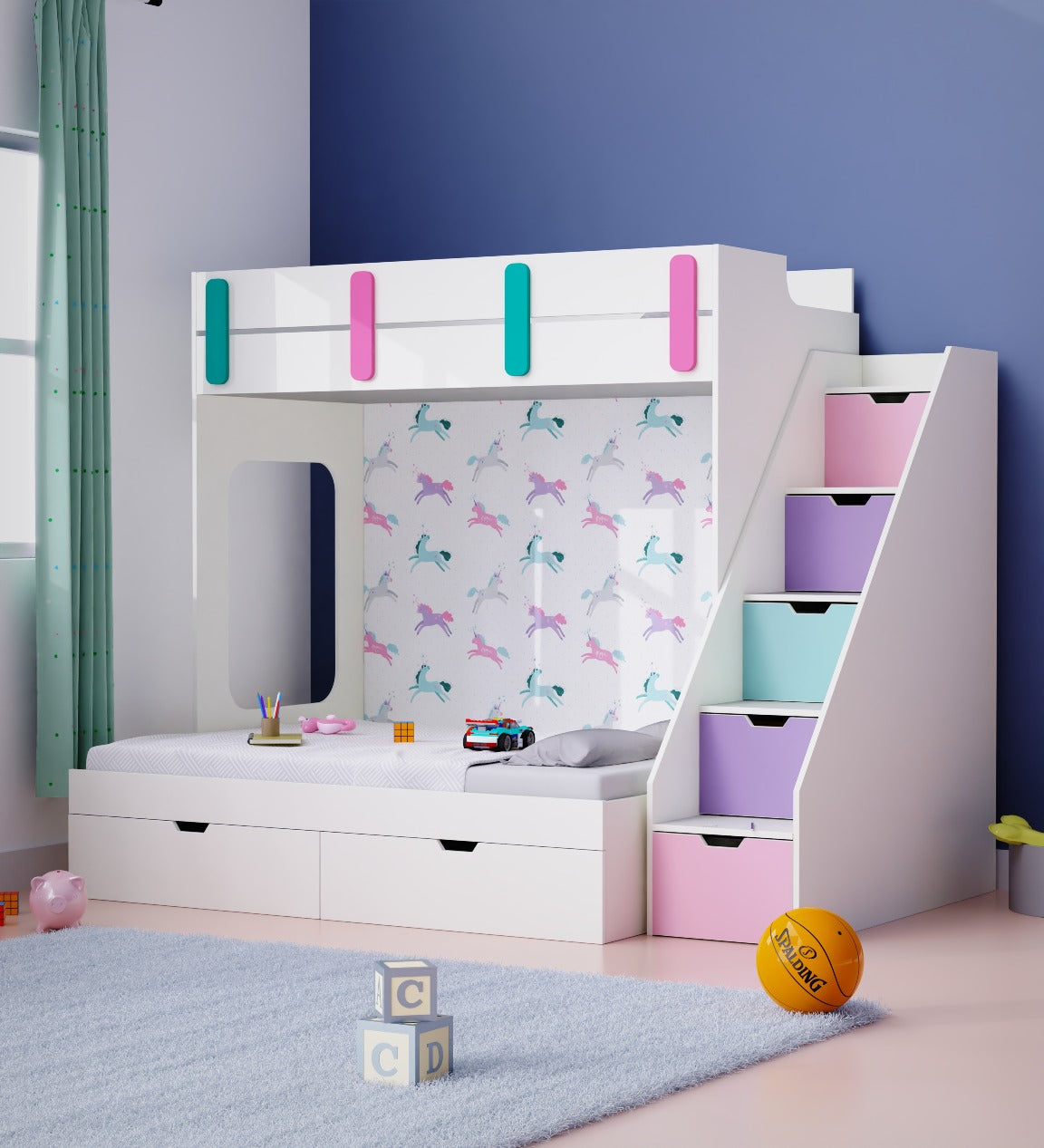 Pattern Dreams Bunk Bed