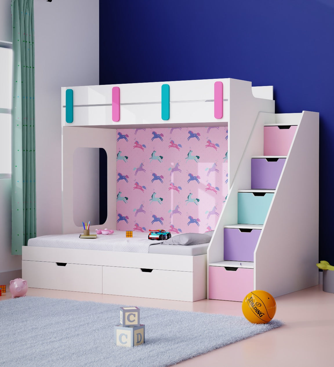 Pattern Dreams Bunk Bed