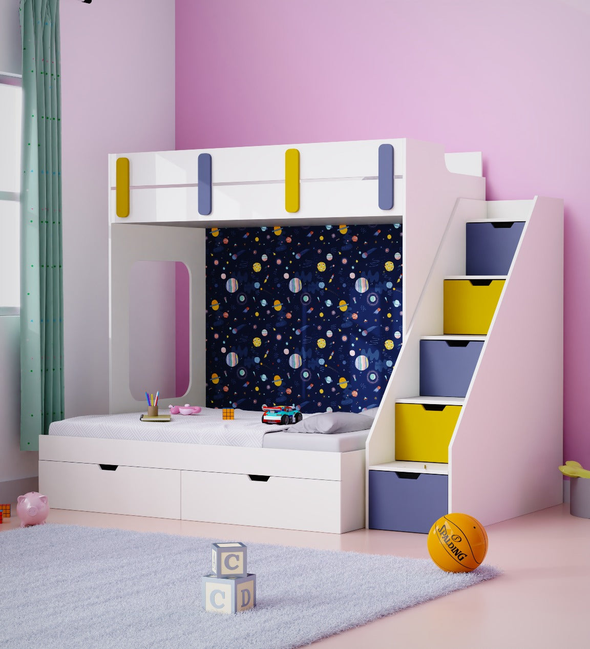 Pattern Dreams Bunk Bed