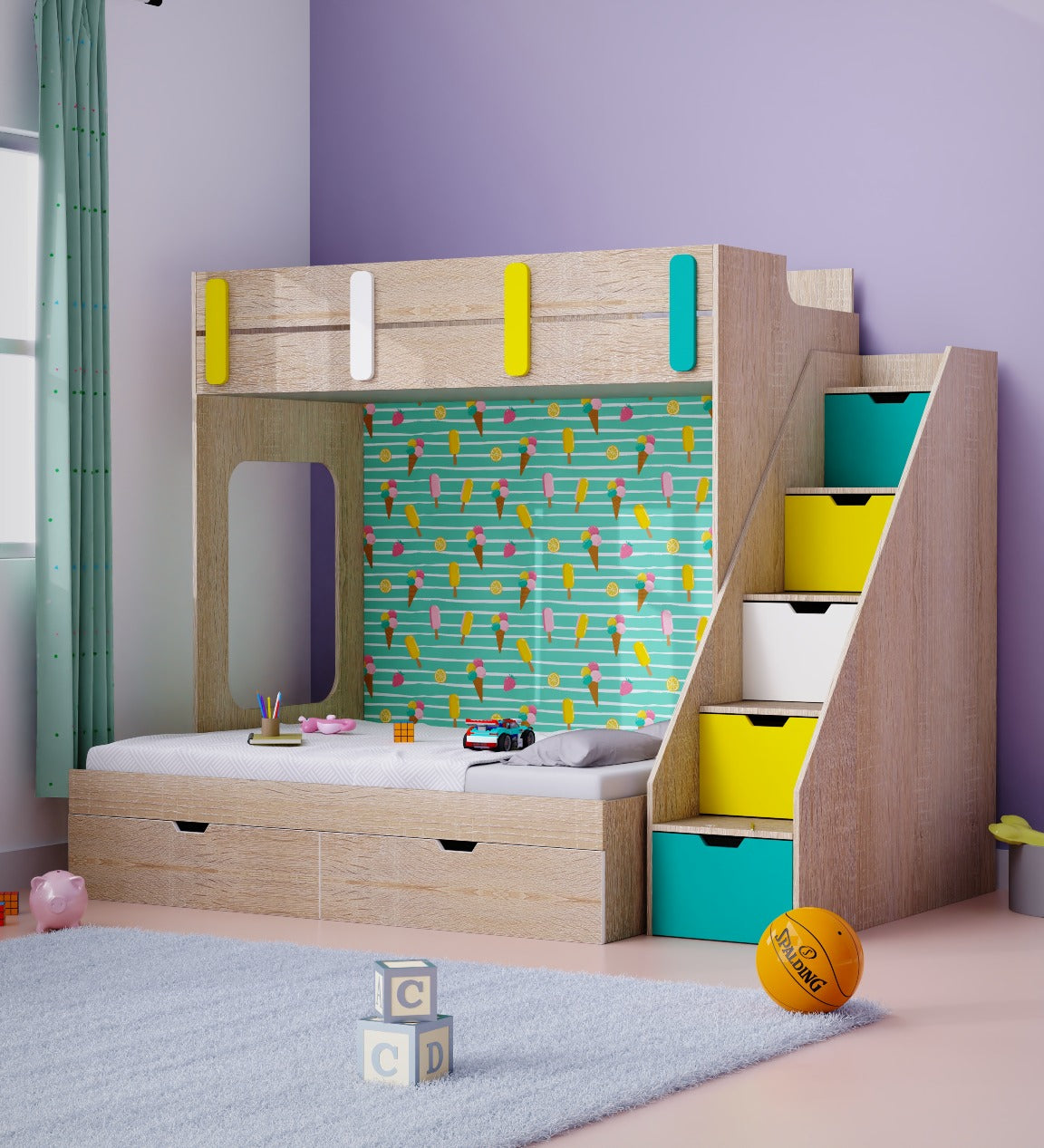 Pattern Dreams Bunk Bed