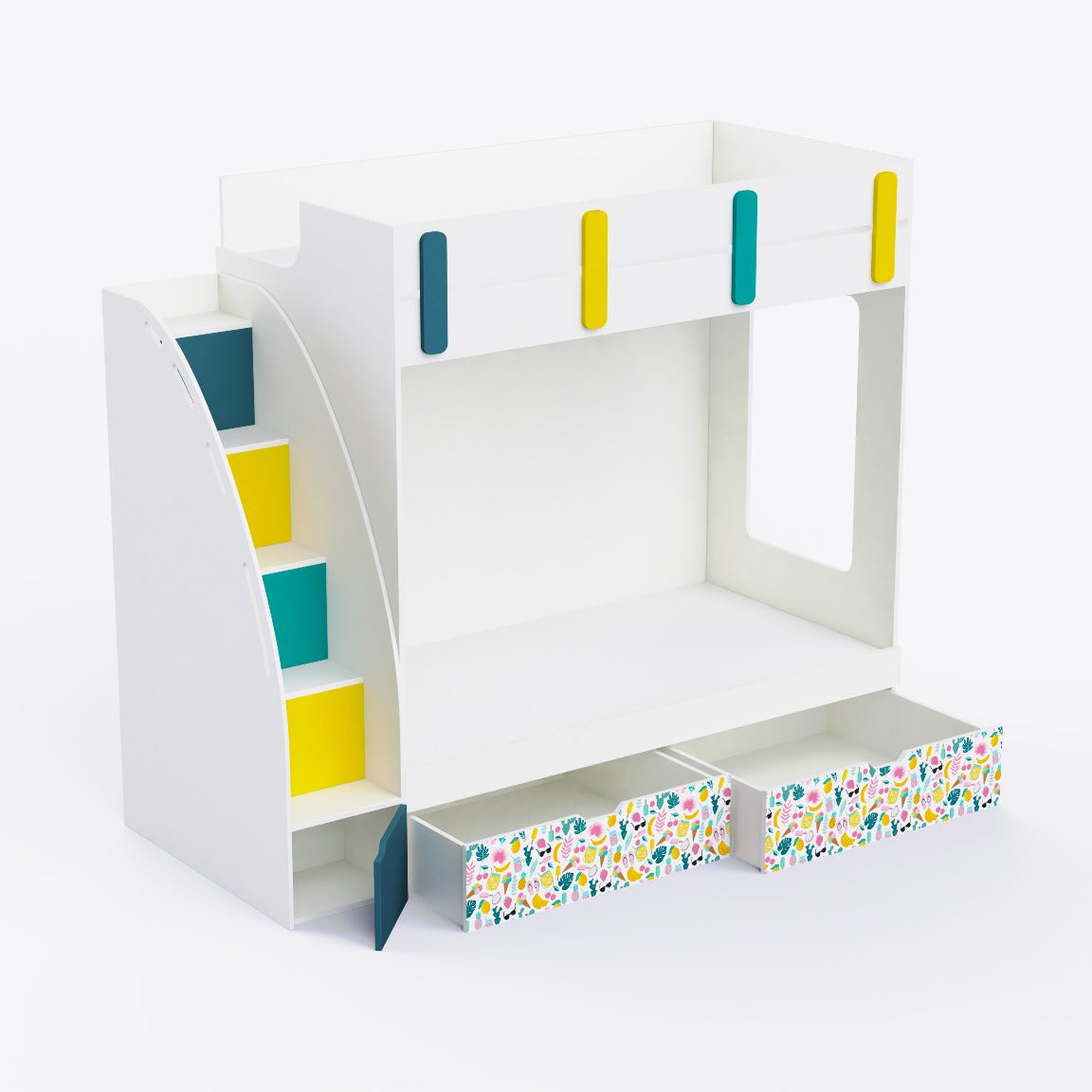 Pinwheels Storage Bunk Bed