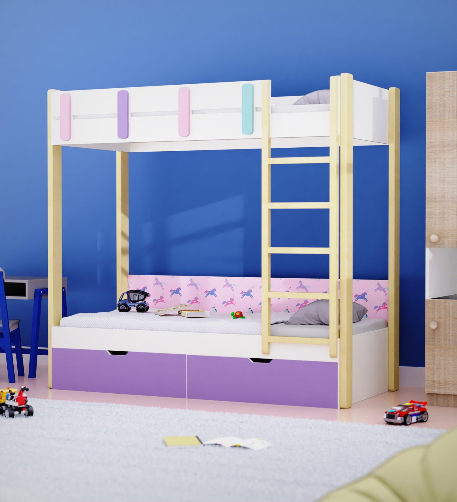 Pine Tree Single Size Bunk Bed