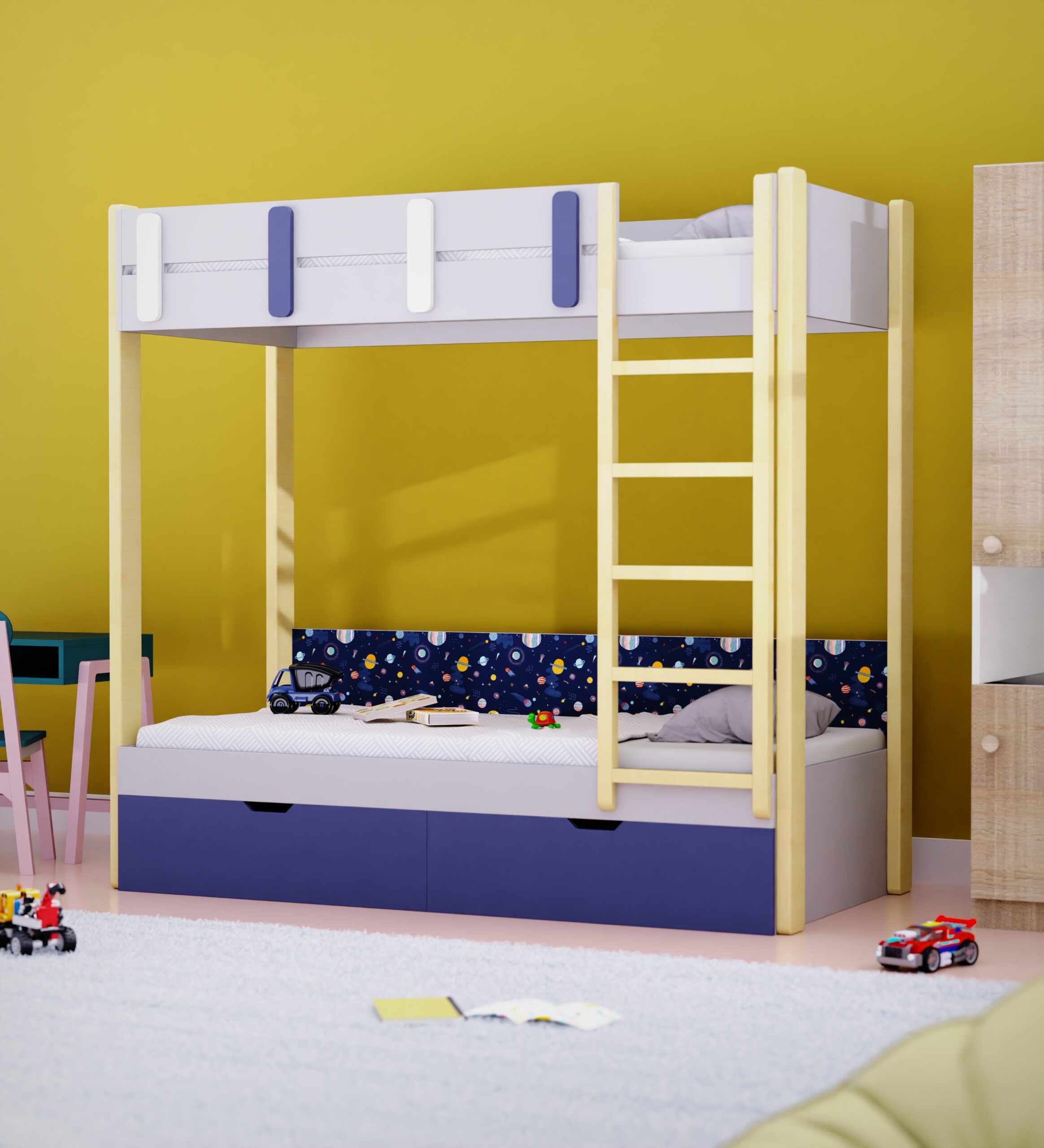 Pine Tree Single Size Bunk Bed