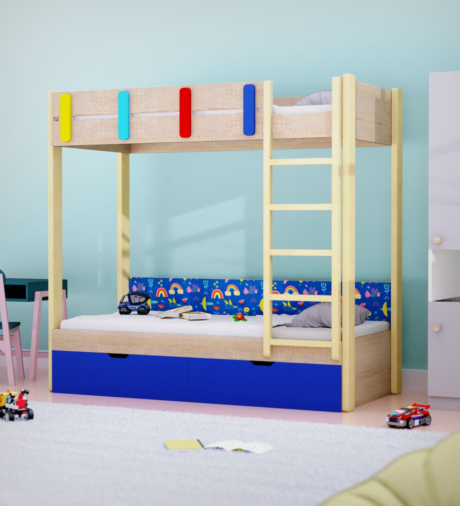 Pine Tree Single Size Bunk Bed