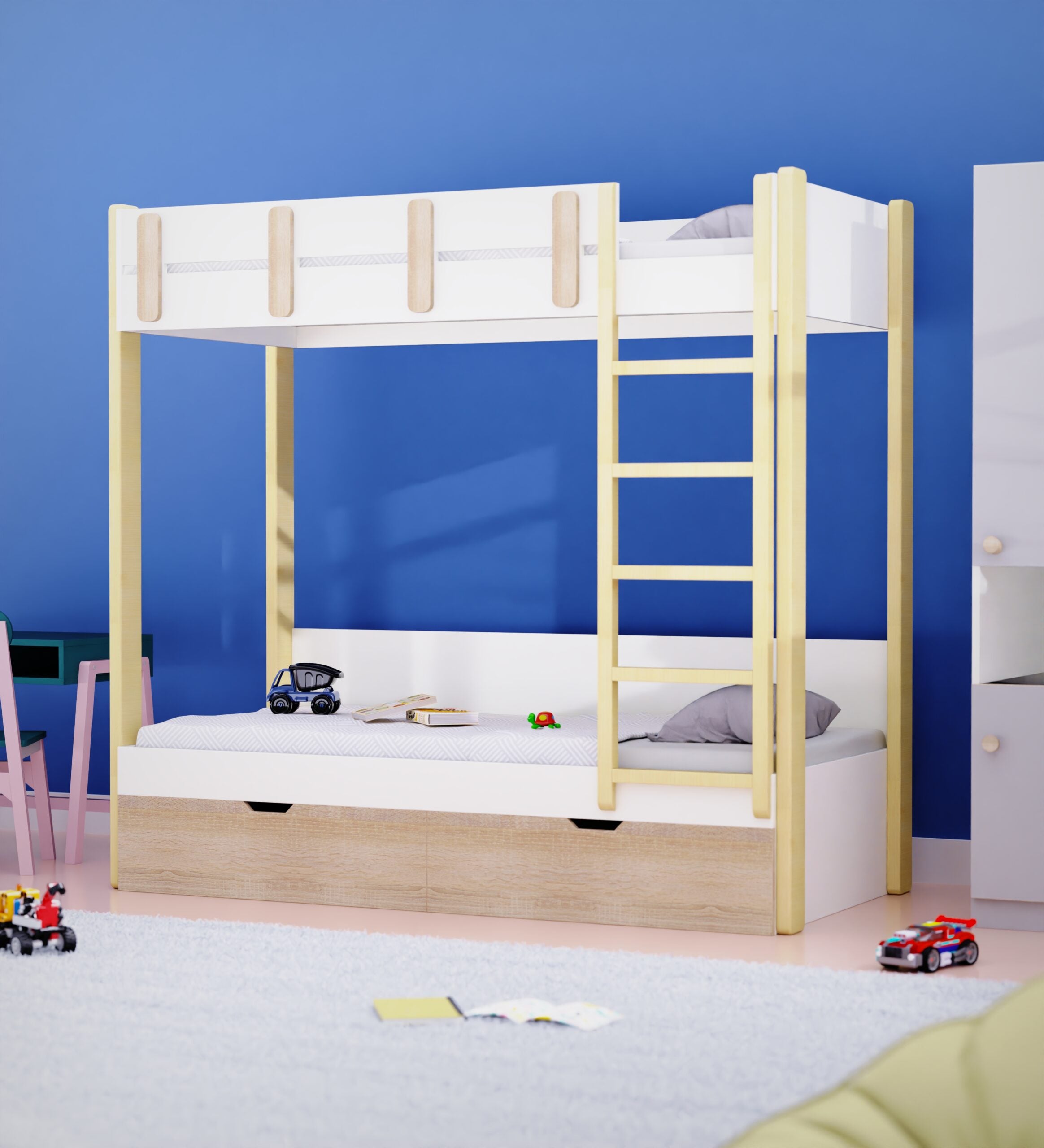 Pine Tree Single Size Bunk Bed