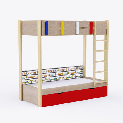 Pine Tree Single Size Bunk Bed