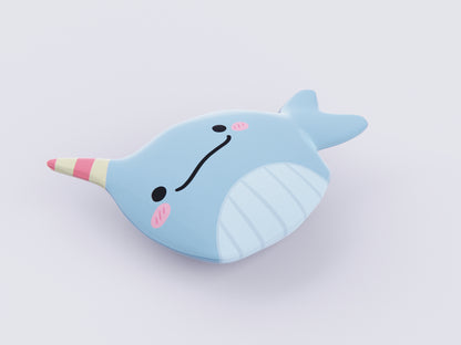 Narwhal Plushie Cushion