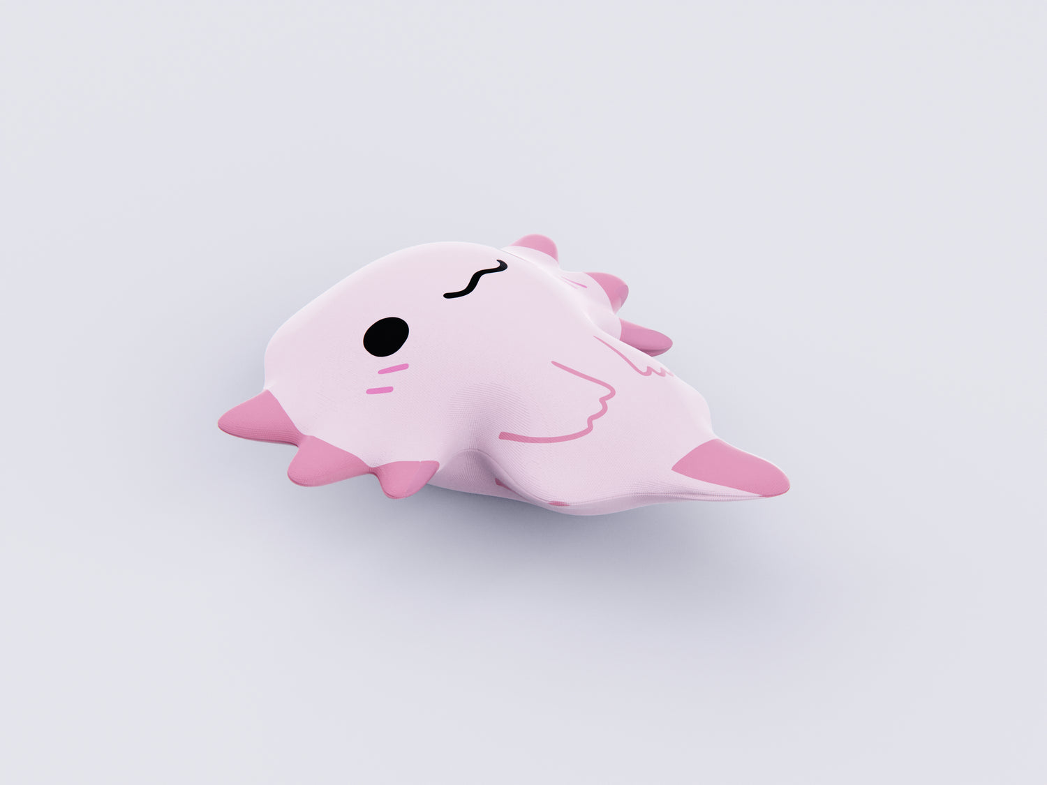 Axolotl Plushie Cushion