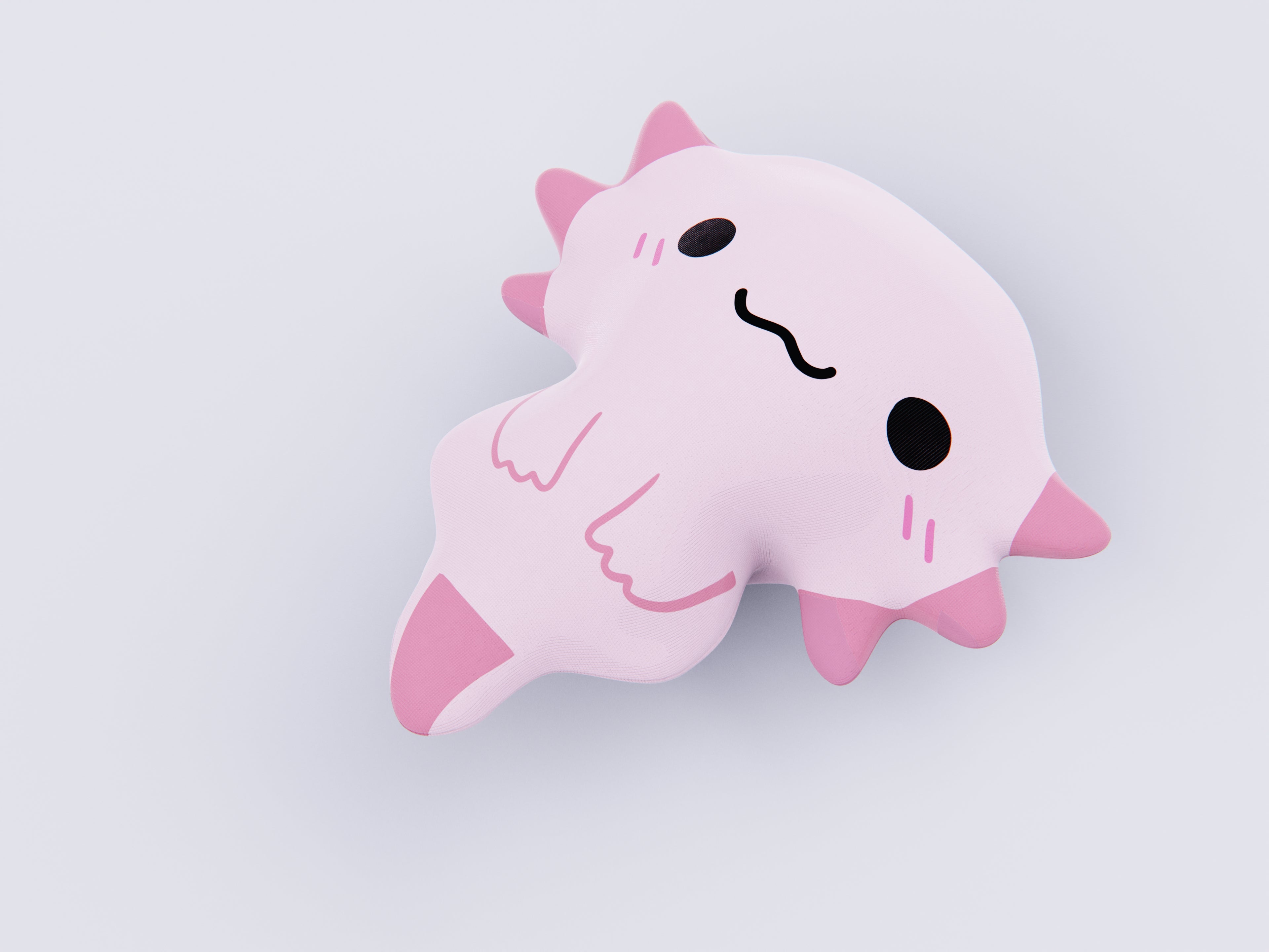 Axolotl Plushie Cushion