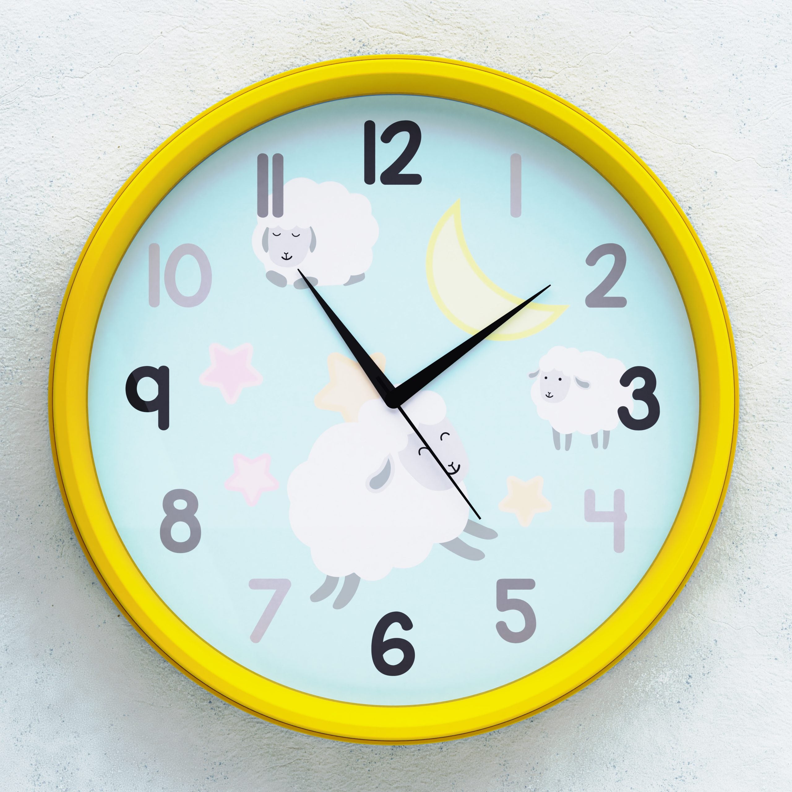 Counting Sheep Wall Clock