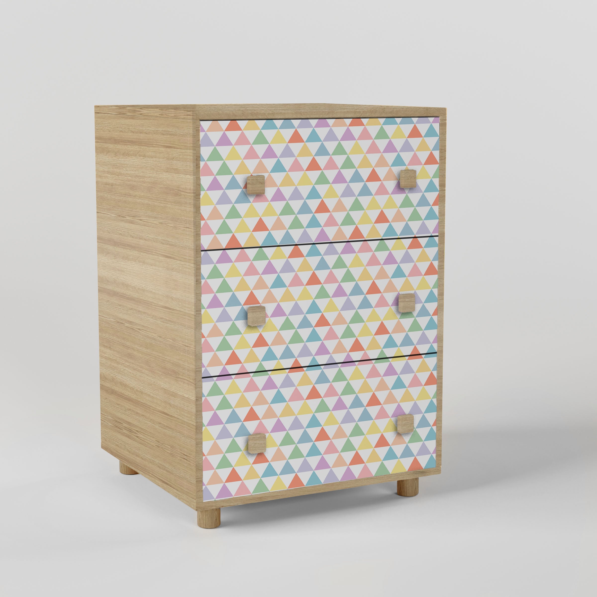 Checkerboard Chest of Drawer Cabinet