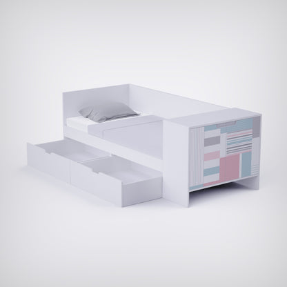 Corner Office Teen Bed